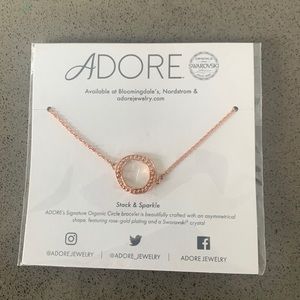 NWT! Adore bracelet with Swarovski crystal accent